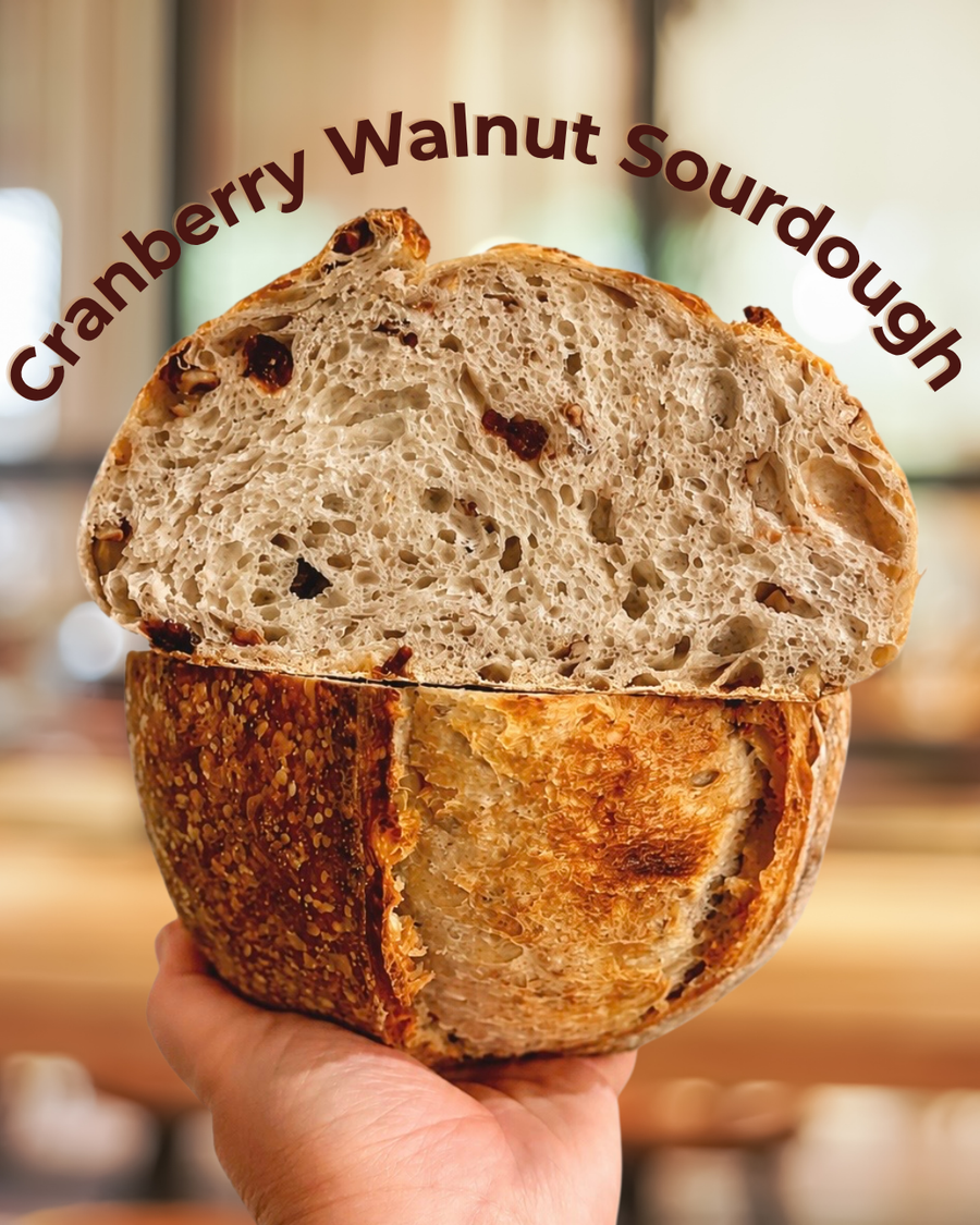 Cranberry Walnut Sourdough Loaf